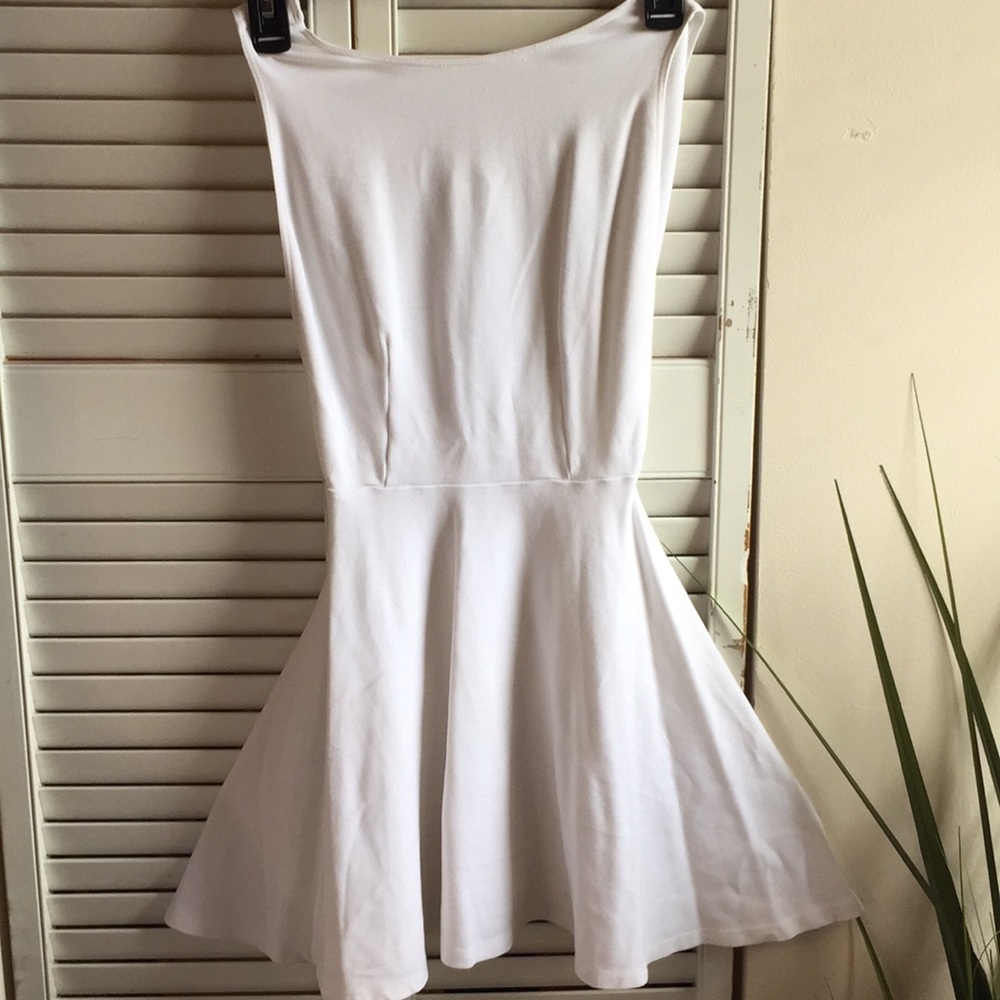 American apparel open back mini dress